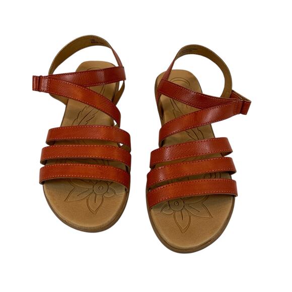 BOC Born Concept Orange Strappy Sandals Size 10.5 - Picture 2 of 6